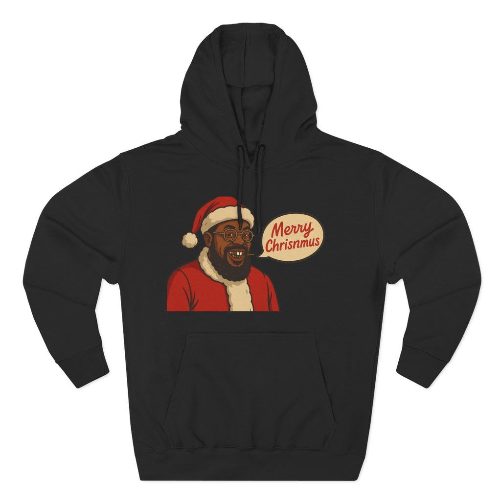 Santa "Merry Chrismmus" Festive Holiday Hoodie