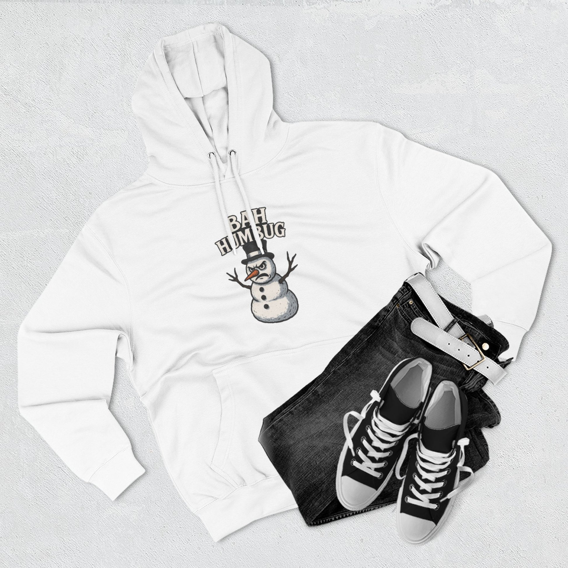 Bah Humbug Snowman Hoodie