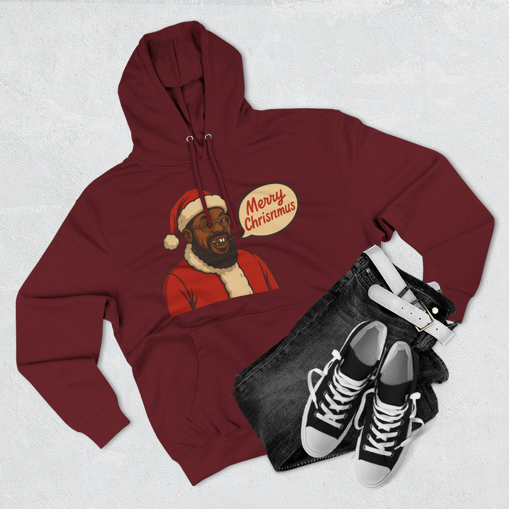 Santa "Merry Chrismmus" Festive Holiday Hoodie