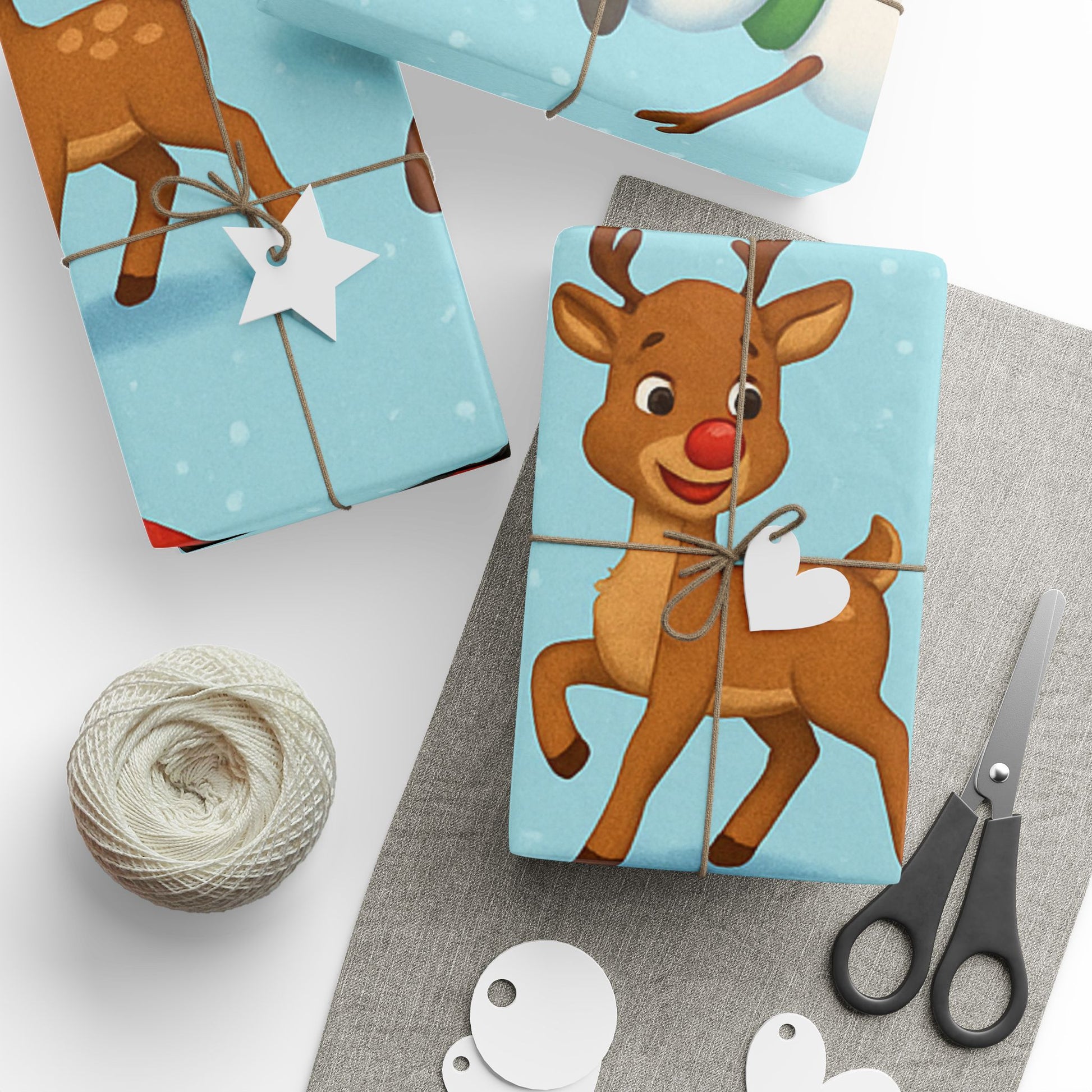 Kids Playing With Rudolph The Red Nose Reindeer