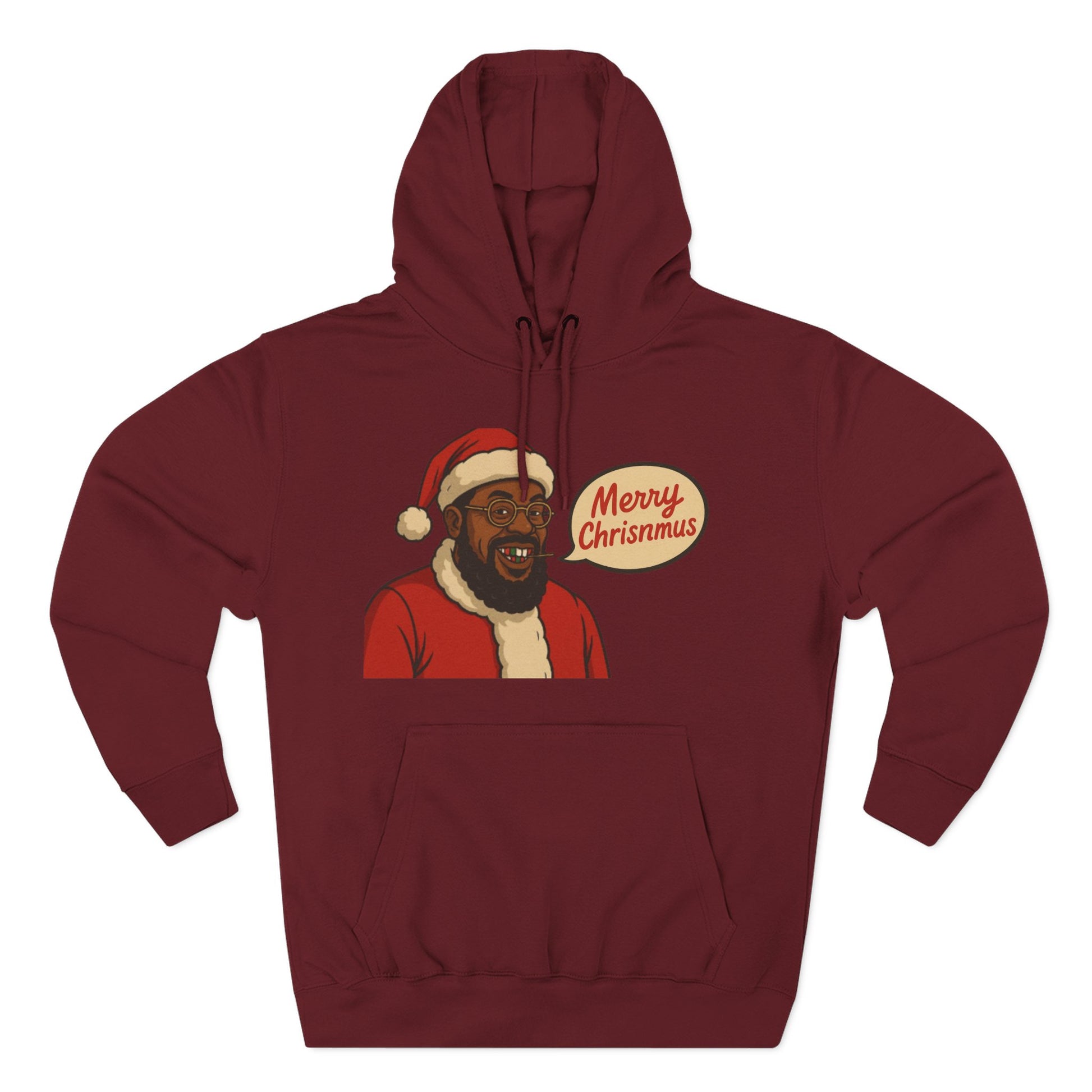 Santa "Merry Chrismmus" Festive Holiday Hoodie