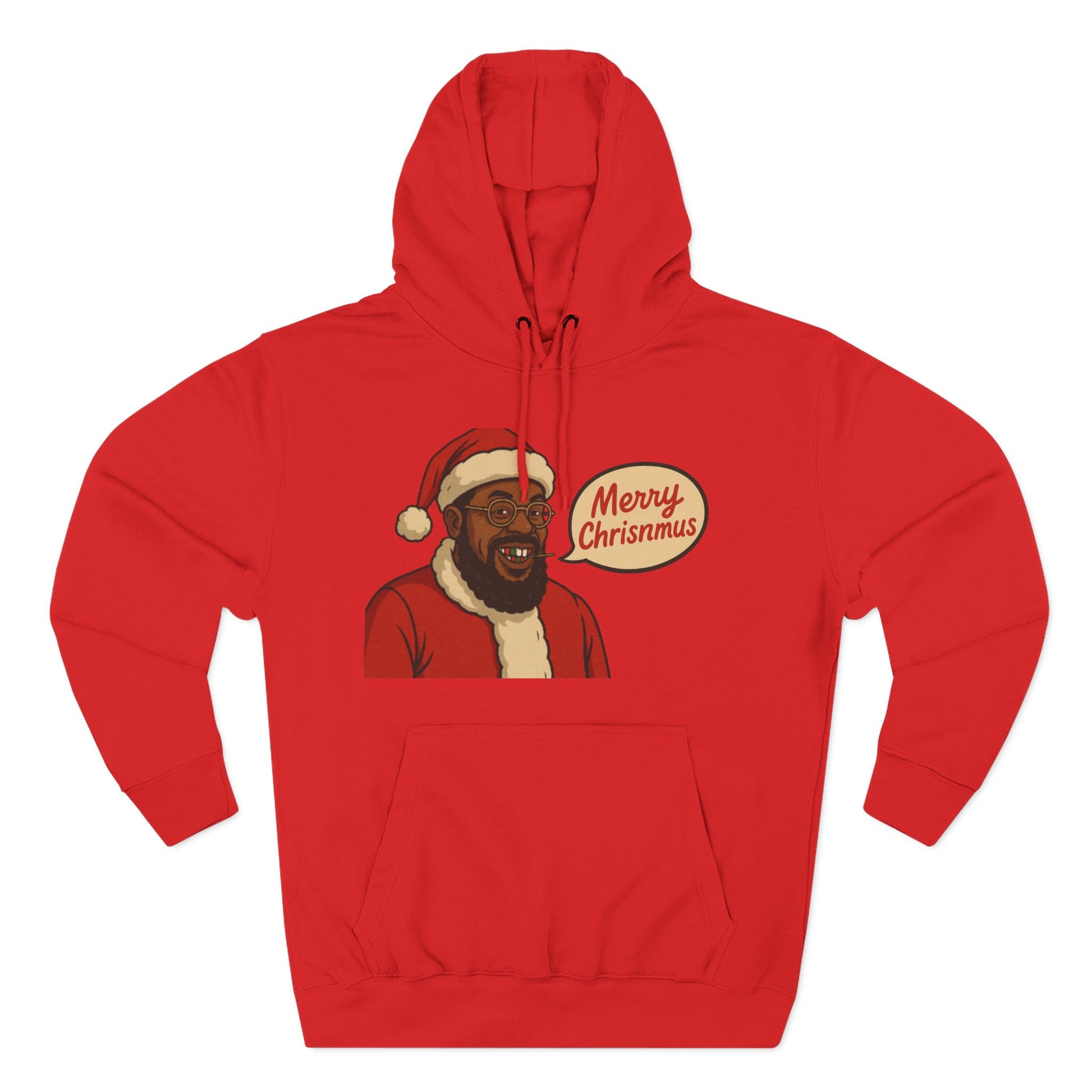 Santa "Merry Chrismmus" Festive Holiday Hoodie