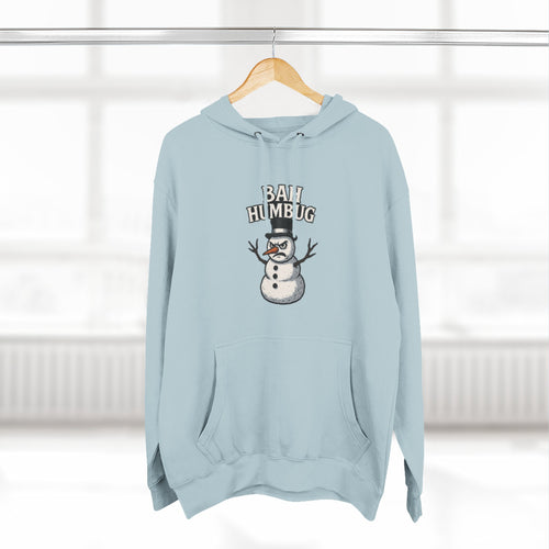 Bah Humbug Snowman Hoodie