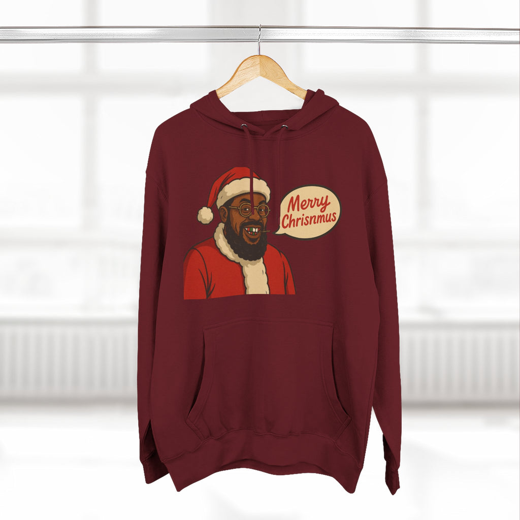 Santa "Merry Chrismmus" Festive Holiday Hoodie
