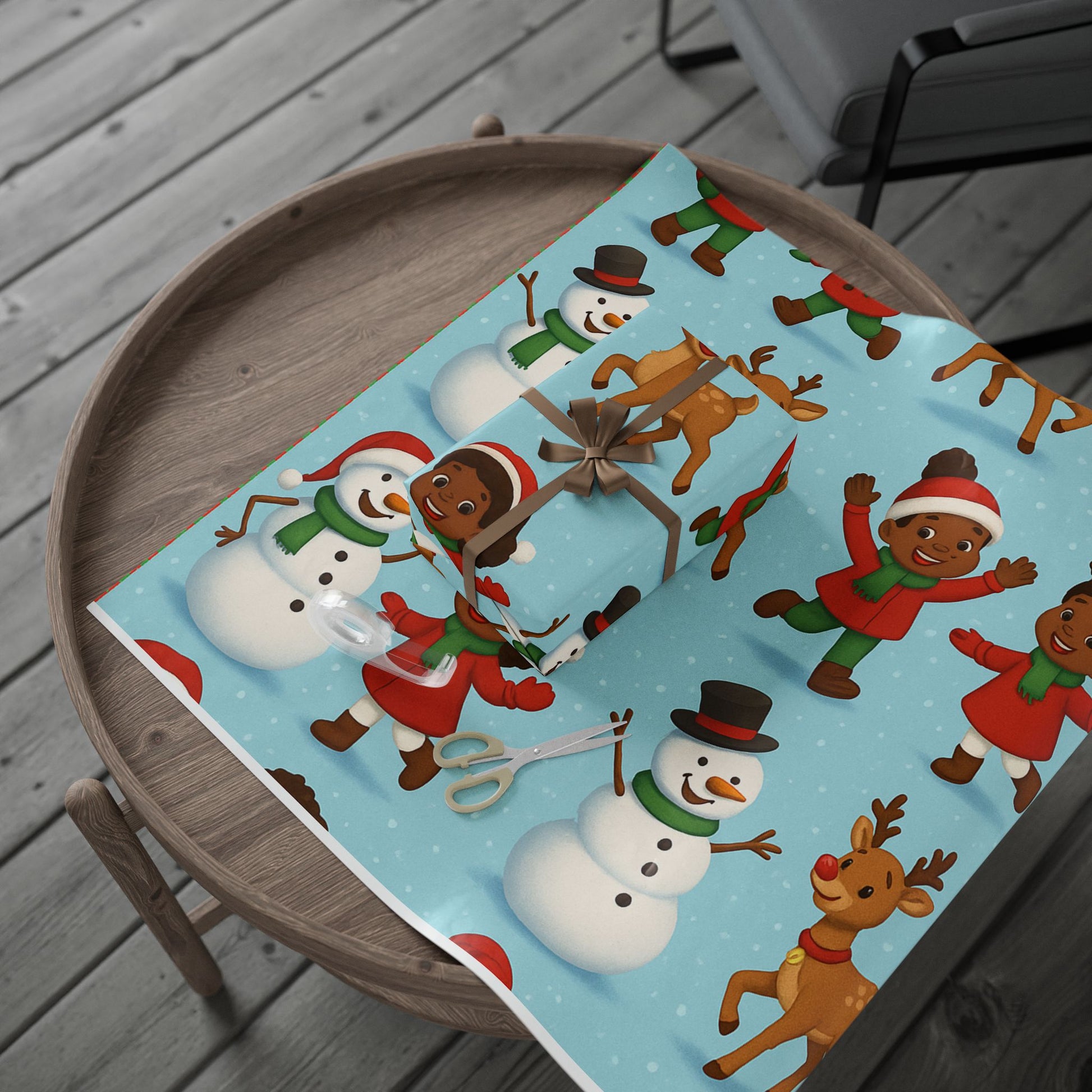 Kids Playing With Rudolph The Red Nose Reindeer