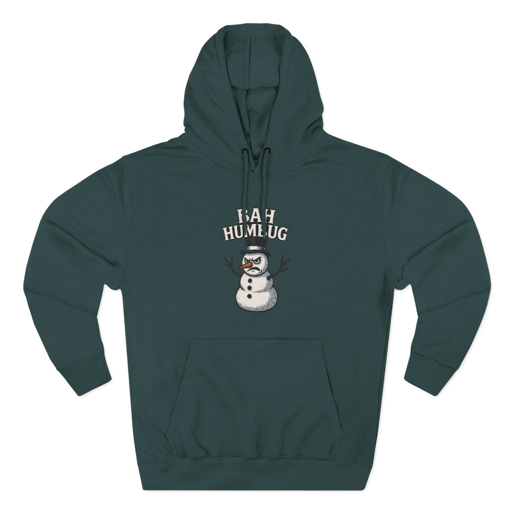 Bah Humbug Snowman Hoodie