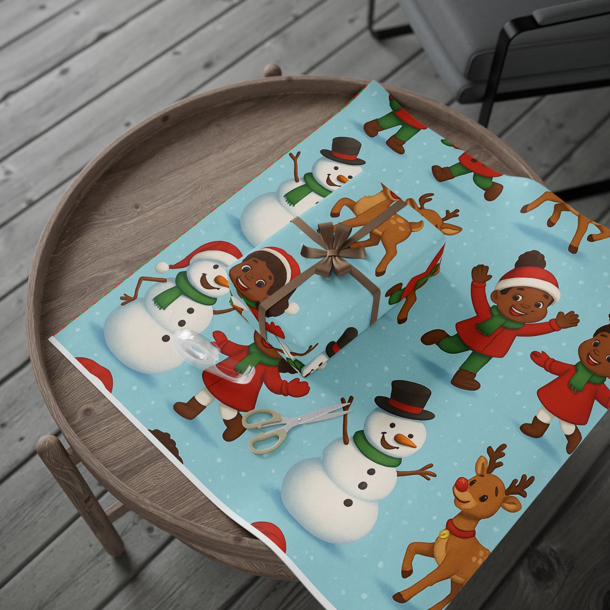 Kids Playing With Rudolph The Red Nose Reindeer