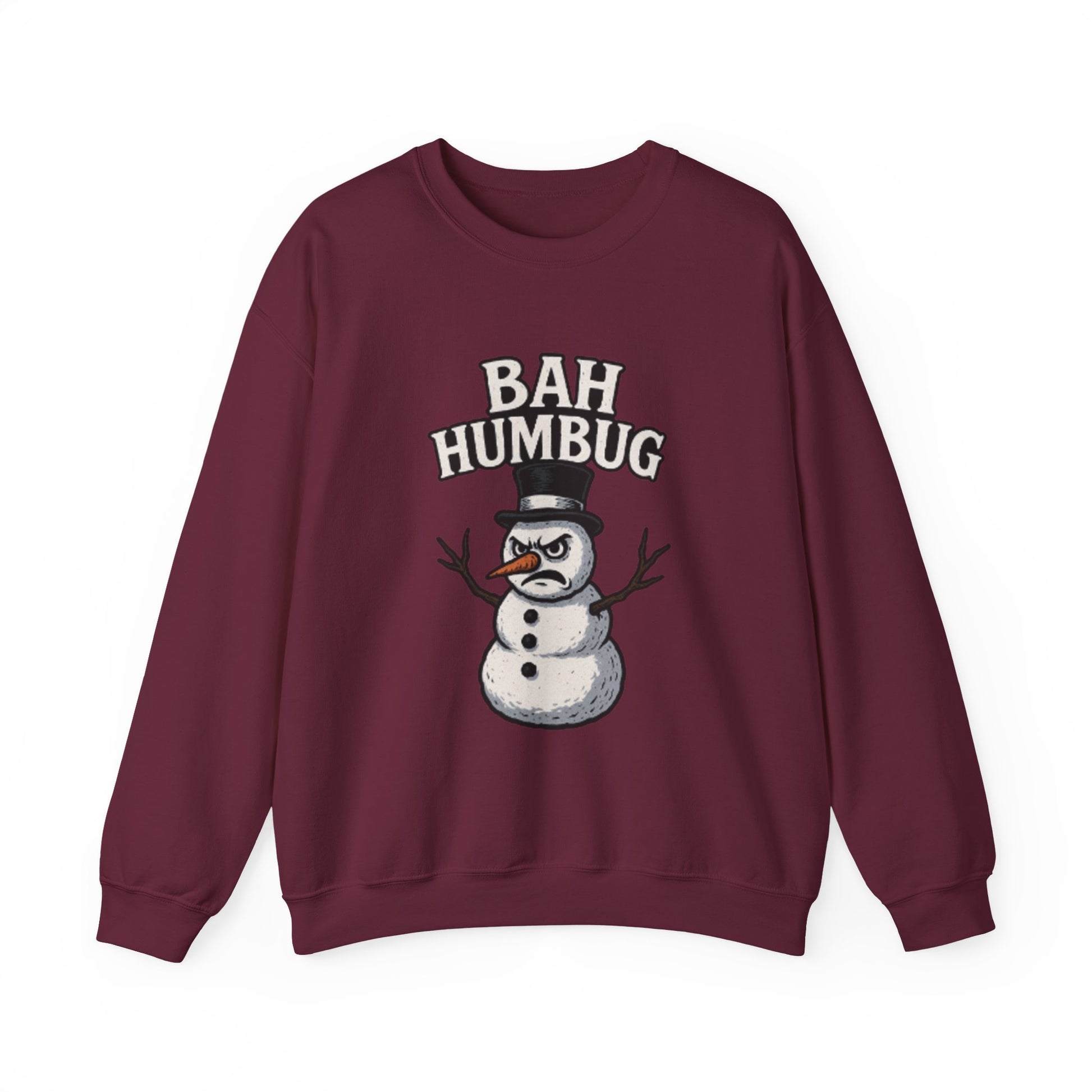 Bah Humbug Snowman Sweatshirt