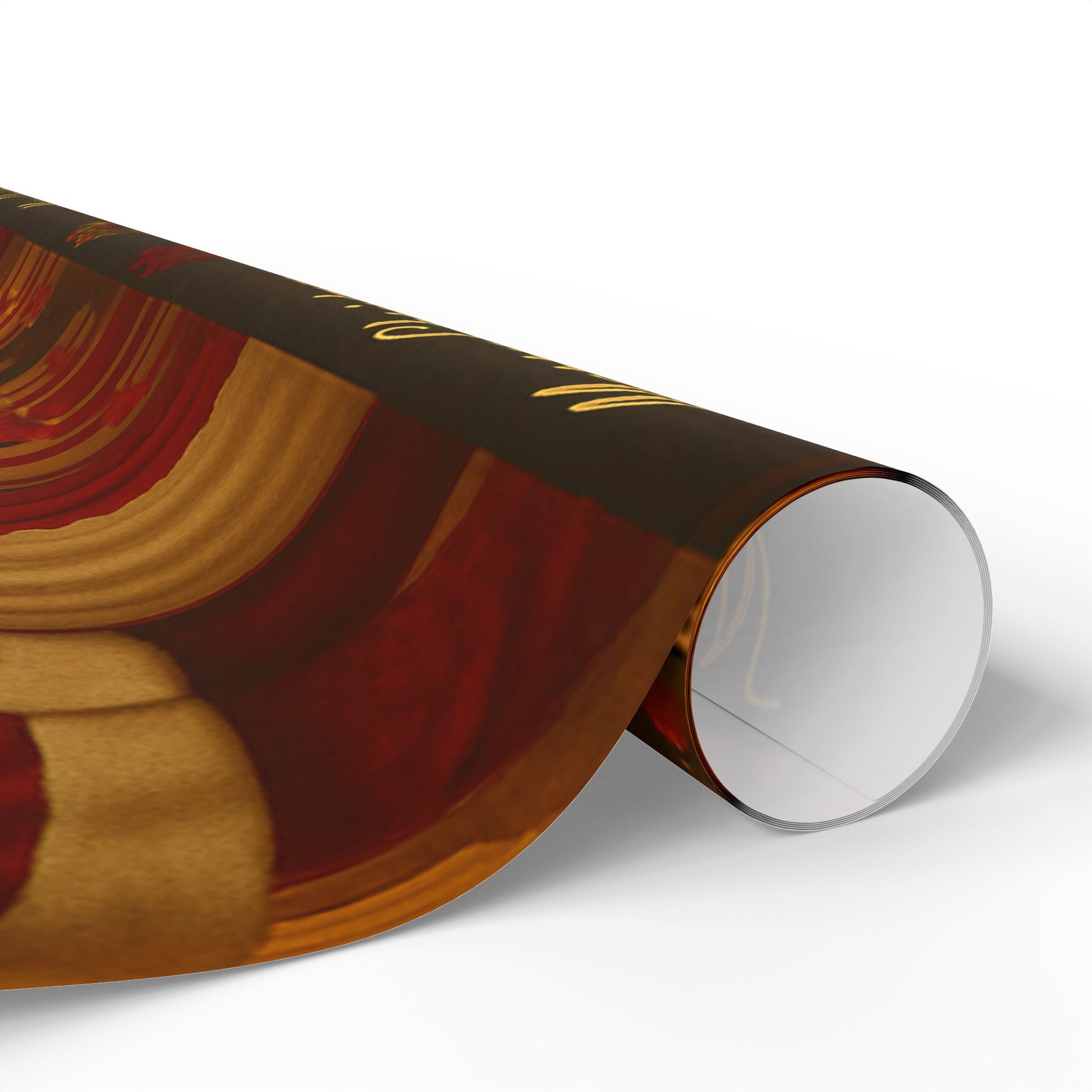 Vintage Santa & Mrs. Claus Merry Christmas Wrapping Paper